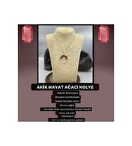 Nelleovana AKİK HAYAT AĞACI KOLYE