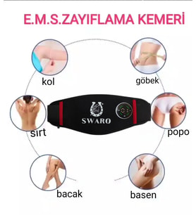 SWARO PREMIUM ZAYIFLAMA KEMERİ (Siyah)