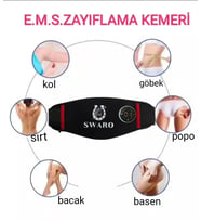 SWARO PREMIUM ZAYIFLAMA KEMERİ (Siyah)