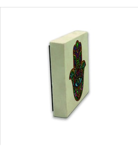 Fatıma’nın Eli Baskılı Doğaltaş  Magnet(KD-003)Buzdolabı Süsü