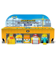 POLI MRT-761 Robocar Poli Mini İnşaat Araçları 5li Set
