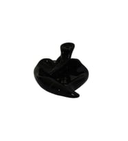 Geri Akış Buhurdanlık Tütsülük Seramik Kalp Siyah Backflow C0888