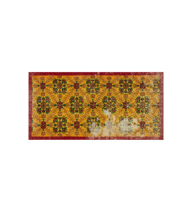 Vintage  Eskitme El Yapımı Halı 93x187 cm 9815