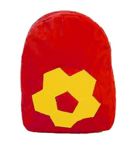 Top Sırt Çantası Kırmızı İmperteks 35 cm (Sarı-Kırmızı)