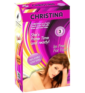 RİHENS WORLD Christina Realistik Suni Vajinalı Şişme Bebek Manken Kadın