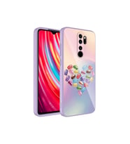 Xiaomi Redmi Note 8 Pro Uyumlu Kılıf Kamera Korumalı Desenli Sert Silikon Zore Epoksi Kapak