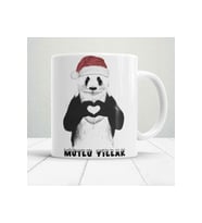Kişiye Özel Yeni Yıl Panda Baskılı Kupa