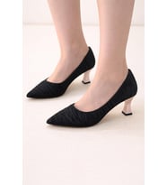 Trendyshose 05358 Rahat Saten Kadın Topuklu Ayakkabı