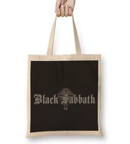 Black Sabbath Symbol 01 Bez Çanta Uzun Saplı