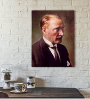 BK Home Atatürk Tasarımlı Kanvas Tablo-34