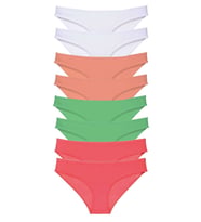 Mulvxbrf Brf02 8 Adet Süper Eko Set Likralı Kadın Slip Külot 527 (Mulvix)