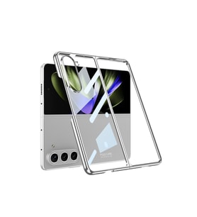 Samsung Galaxy Z Fold 5 Uyumlu Kılıf Zore Full Camlı Kıpta Kapak