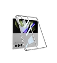 Samsung Galaxy Z Fold 5 Uyumlu Kılıf Zore Full Camlı Kıpta Kapak