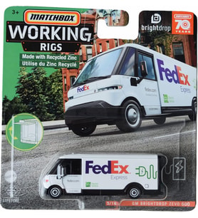 Matchbox - Working Rigs - GM Brightdrop Zevo 600 (1/64) Fedex - HLM92