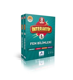 paraf yayınları 2025-2026 8. Sınıf Fen Bilimleri İnteraktif Konu Anlatımlı Açık Uçlu Sorularla Kavrama Testi (Çok Renkli)