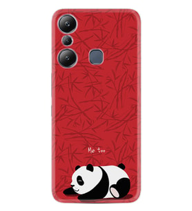 Infınix Hot 20i Kılıf Resimli Desenli Silikon Platinium Series Sleeping Panda 1810