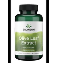 Swanson Superior Herbs- Olive Leaf Extract 500mg 120 Capsul. USA Version.3843 (Renksiz)