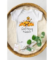 Good Morning Pumpkin Özel Tasarım Bebek Zıbın Pamuklu Çıtçıtlı Body