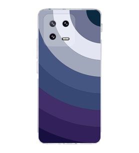 PrintiFy Xiaomi Mi 13 Uyumlu Kamera Korumalı Renk Cümbüşü E Tasarımlı Şeffaf Silikon Kılıf
