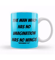 Muhammad Ali Quote VintageRetro Style Art Kupa Bardak Porselen