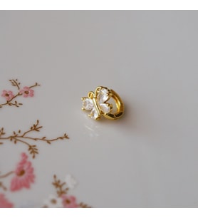 Gold Çelik Kelebek Helix Küpe Helix Piercing Lob (Çok Renkli)