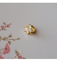Gold Çelik Kelebek Helix Küpe Helix Piercing Lob (Çok Renkli)