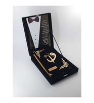 Damat Bohçası Plaketli Kuranı Kerim Siyah Kadife Renk