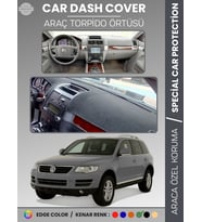 VOLKSWAGEN TOUAREG (2002-2010) Torpido Örtüsü Ön Göğüs Koruma Torpido Koruma Tam Uyum Araca Özel