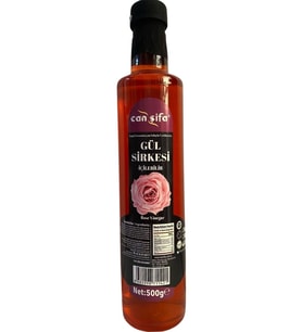 Canşifa İçilebilir Doğal Fermantasyon Gül Sirkesi 500 ML