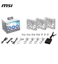 MSI MPG EZ120 ARGB-W KASA FANI+KONTROL ÜNİTESİ BEYAZ 3-lü paket