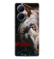 Vivo V29 Lite Kılıf Silikon Desen Özel Seri Wolf Eyes 1758