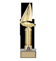 ODAK KUPA - Figürlü Kupalar - Yelken Figürlü Kupalar FG-008 B - 34 cm