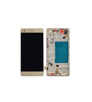 Hwi Uyumlu P8 Lite Lcd Ekran Gold Çıtalı