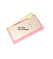 Tkgz Samsung Galaxy J4 Plus Kasa Arka Pil Batarya Kapağı GOLD