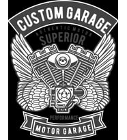 Custom Garage Sticker 10x10 cmRenkli Sticker