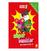 Süper Renkler Boyama Kitabı - 2- Süper 1 Takım