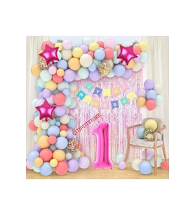 Makaron Lüks Balon Seti