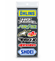 Motosiklet Sponsor Sticker Etiket Seti Fosforlu Folyo Kask Grenaj Model 7