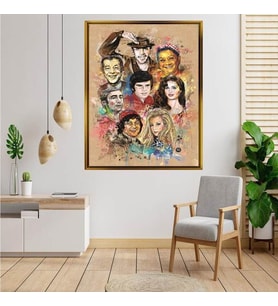 Altın  Çerçeveli tablo n958