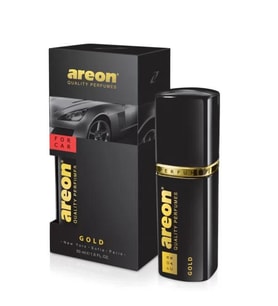 Areon Perfume 50 Ml Gold Oto Araç Parfümü (Siyah Şişe)