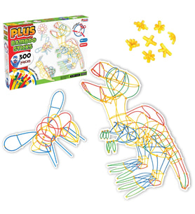 Plus Bambu Çubuklar (300 Parça) - Lego Setleri - Borular Lego - Plastik Çubuklar
