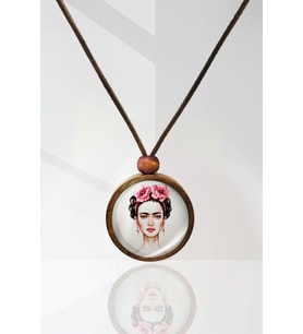Frida Ahşap Kolye N11.14815