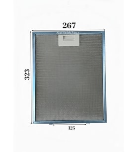 Kumtel İle Uyumlu KO-DP6X Davlumbaz Metal Yağ Filtresi