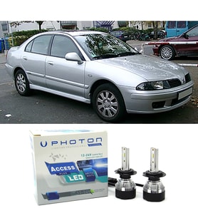 Mitsubishi Carisma Led Xenon Uzun + Kısa Far Ampulü H4 Access Yeni Seri Beyaz