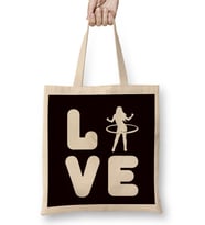 Love Hula Hoop Hula Hooper Hooping Fitness Sports Training Bez Çanta Uzun Saplı