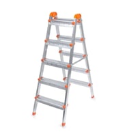 Banio Perilla Çift Çıkışlı 5+5 Basamaklı Metal Merdiven