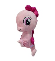 Peluş Yavrulu Deniz Atı Oyuncak 45 Cm (Pembe)