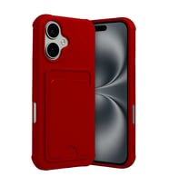 iPhone 17 Kelvin Kartvizitli Silikon - Kırmızı