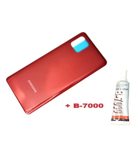Samsung Galaxy NOTE 10 LİTE Arka Pil Batarya Kapağı (CAM+B-7000) KIRMIZI