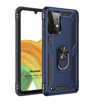 Microsonic Samsung Galaxy A53 5G Kılıf Military Ring Holder Lacivert